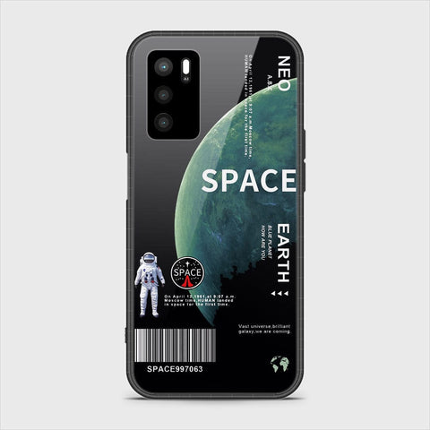 Oppo A16 Cover - Limitless Series - HQ Ultra Shine Premium Infinity Glass Soft Silicon Borders Case