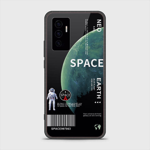 Vivo V23e Cover - Limitless Series - HQ Ultra Shine Premium Infinity Glass Soft Silicon Borders Case