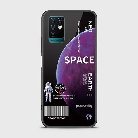 Infinix Note 10 Cover - Limitless Series - HQ Ultra Shine Premium Infinity Glass Soft Silicon Borders Case