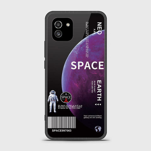 Samsung Galaxy A03 Cover - Limitless Series - HQ Ultra Shine Premium Infinity Glass Soft Silicon Borders Case