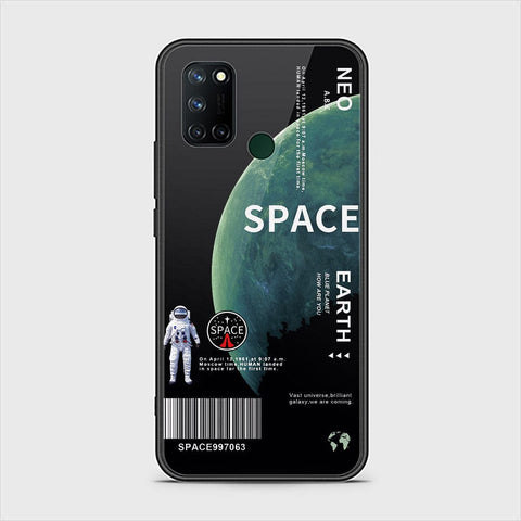 Realme C17 Cover - Limitless Series - HQ Ultra Shine Premium Infinity Glass Soft Silicon Borders Case