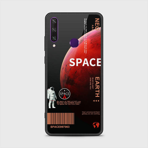 Huawei Y6p Cover - Limitless Series - HQ Ultra Shine Premium Infinity Glass Soft Silicon Borders Case (Fast Delivery)