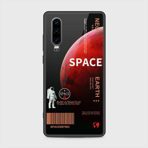 Huawei P30 Cover - Limitless Series - HQ Ultra Shine Premium Infinity Glass Soft Silicon Borders Case