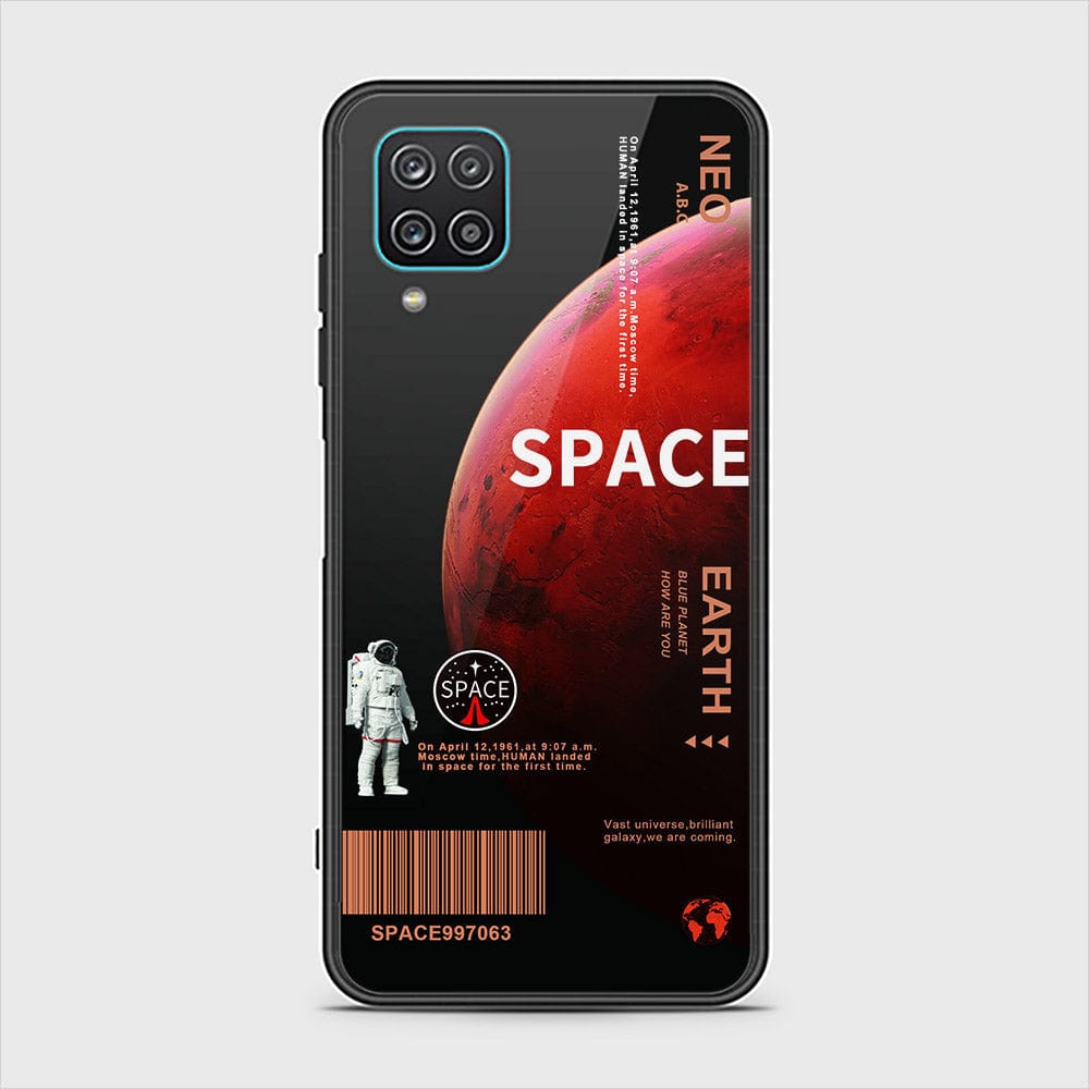 Samsung Galaxy A12 Cover - Limitless Series - HQ Ultra Shine Premium Infinity Glass Soft Silicon Borders Case (Fast Delivery)