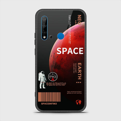 Huawi P20 Lite 2019 Cover - Limitless Series - HQ Ultra Shine Premium Infinity Glass Soft Silicon Borders Case