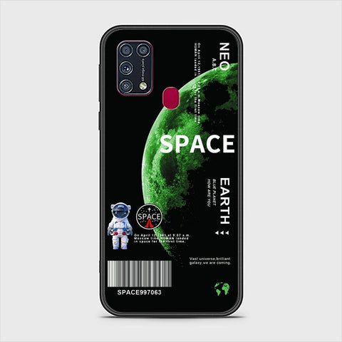 Samsung Galaxy M31 Cover - Limitless Series - HQ Ultra Shine Premium Infinity Glass Soft Silicon Borders Case