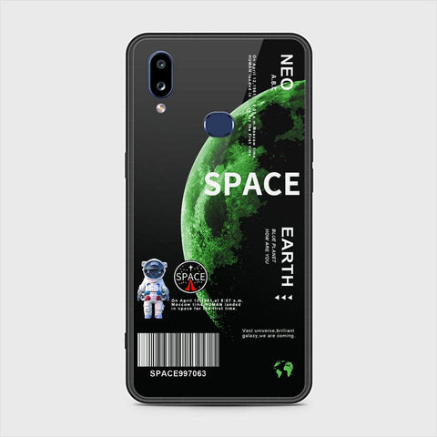 Samsung Galaxy A10s Cover - Limitless Series - HQ Ultra Shine Premium Infinity Glass Soft Silicon Borders Case