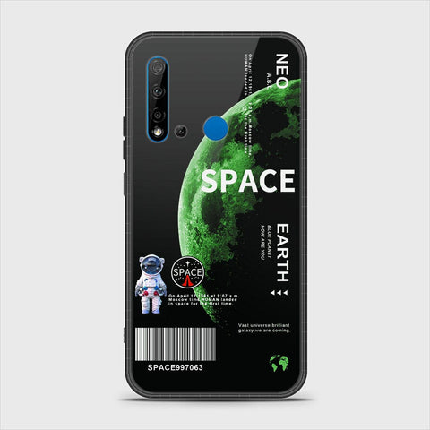 Huawi P20 Lite 2019 Cover - Limitless Series - HQ Ultra Shine Premium Infinity Glass Soft Silicon Borders Case