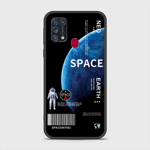 Samsung Galaxy M31 Cover - Limitless Series - HQ Ultra Shine Premium Infinity Glass Soft Silicon Borders Case