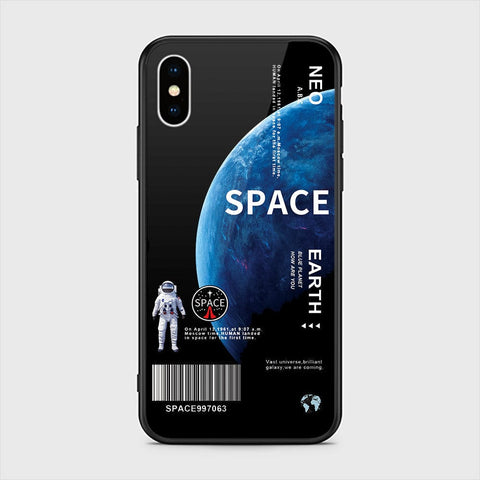 iPhone XS / X Cover - Limitless Series - HQ Ultra Shine Premium Infinity Glass Soft Silicon Borders Case