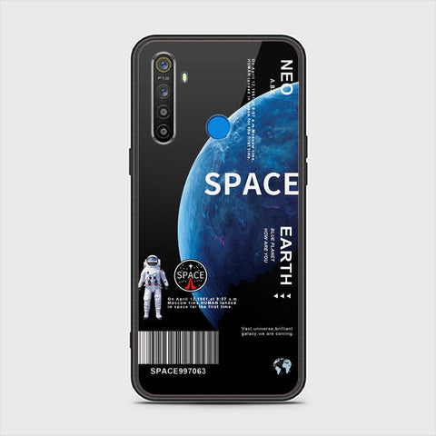 Realme 5 Cover - Limitless Series - HQ Ultra Shine Premium Infinity Glass Soft Silicon Borders Case