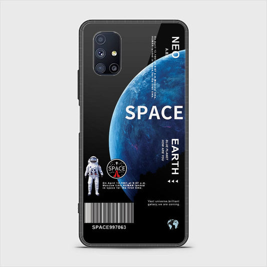 Samsung Galaxy M51 Cover - Limitless Series - HQ Ultra Shine Premium Infinity Glass Soft Silicon Borders Case