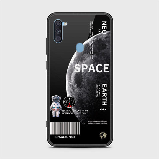 Samsung Galaxy A11 Cover - Limitless Series - HQ Ultra Shine Premium Infinity Glass Soft Silicon Borders Case