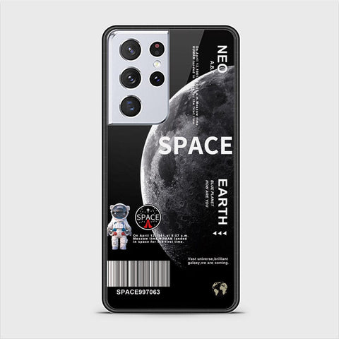 Samsung Galaxy S21 Ultra 5G Cover - Limitless Series - D217 - HQ Ultra Shine Premium Infinity Glass Soft Silicon Borders Case ( Fast Delivery )