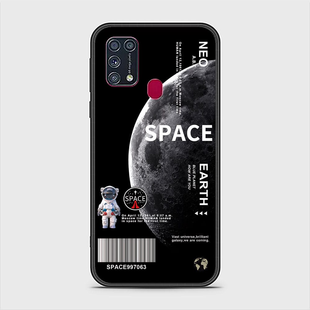 Samsung Galaxy M31 Cover - Limitless Series - HQ Ultra Shine Premium Infinity Glass Soft Silicon Borders Case