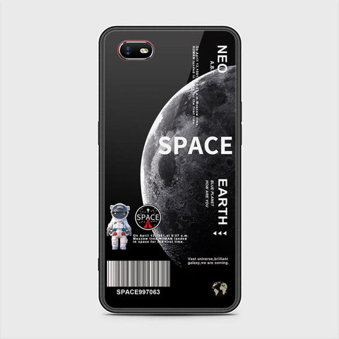 Oppo A1k Cover - Limitless Series - HQ Ultra Shine Premium Infinity Glass Soft Silicon Borders Case