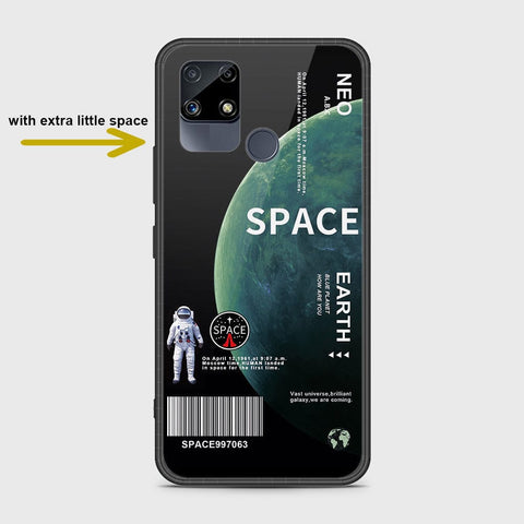 Realme Narzo 30A Cover- Limitless Series - HQ Ultra Shine Premium Infinity Glass Soft Silicon Borders Case