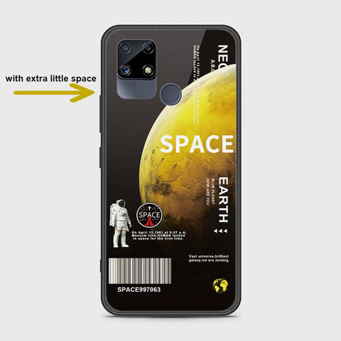 Realme Narzo 30A Cover- Limitless Series - HQ Ultra Shine Premium Infinity Glass Soft Silicon Borders Case