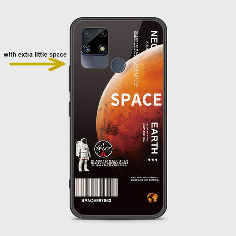 Realme Narzo 30A Cover- Limitless Series - HQ Ultra Shine Premium Infinity Glass Soft Silicon Borders Case