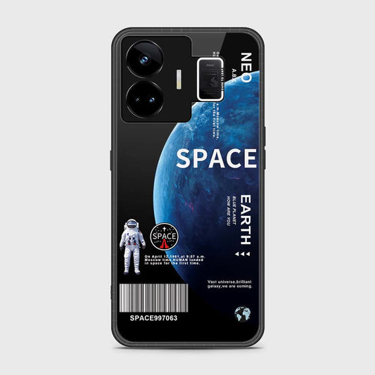 Realme GT3 Cover- Limitless Series - HQ Ultra Shine Premium Infinity Glass Soft Silicon Borders Case