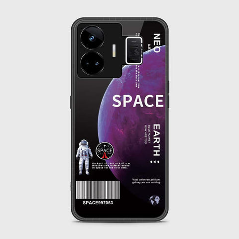 Realme GT3 Cover- Limitless Series - HQ Ultra Shine Premium Infinity Glass Soft Silicon Borders Case