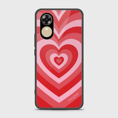 Oppo A17k Cover- O'Nation Heartbeat Series - HQ Ultra Shine Premium Infinity Glass Soft Silicon Borders Case