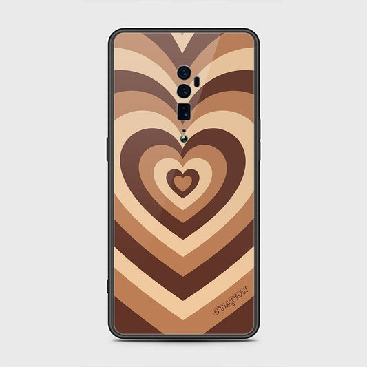Oppo Reno 10x Zoom Cover - O'Nation Heartbeat Series - HQ Ultra Shine Premium Infinity Glass Soft Silicon Borders Case
