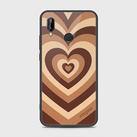 Huawei P20 Lite Cover - O'Nation Heartbeat Series - HQ Ultra Shine Premium Infinity Glass Soft Silicon Borders Case