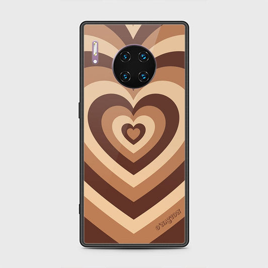 Huawei Mate 30 Pro Cover - O'Nation Heartbeat Series - HQ Ultra Shine Premium Infinity Glass Soft Silicon Borders Case