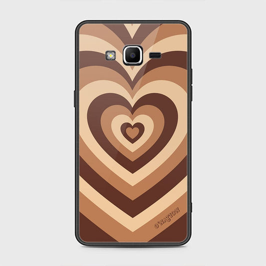 Samsung Galaxy Grand Prime Cover - O'Nation Heartbeat Series - HQ Ultra Shine Premium Infinity Glass Soft Silicon Borders Case