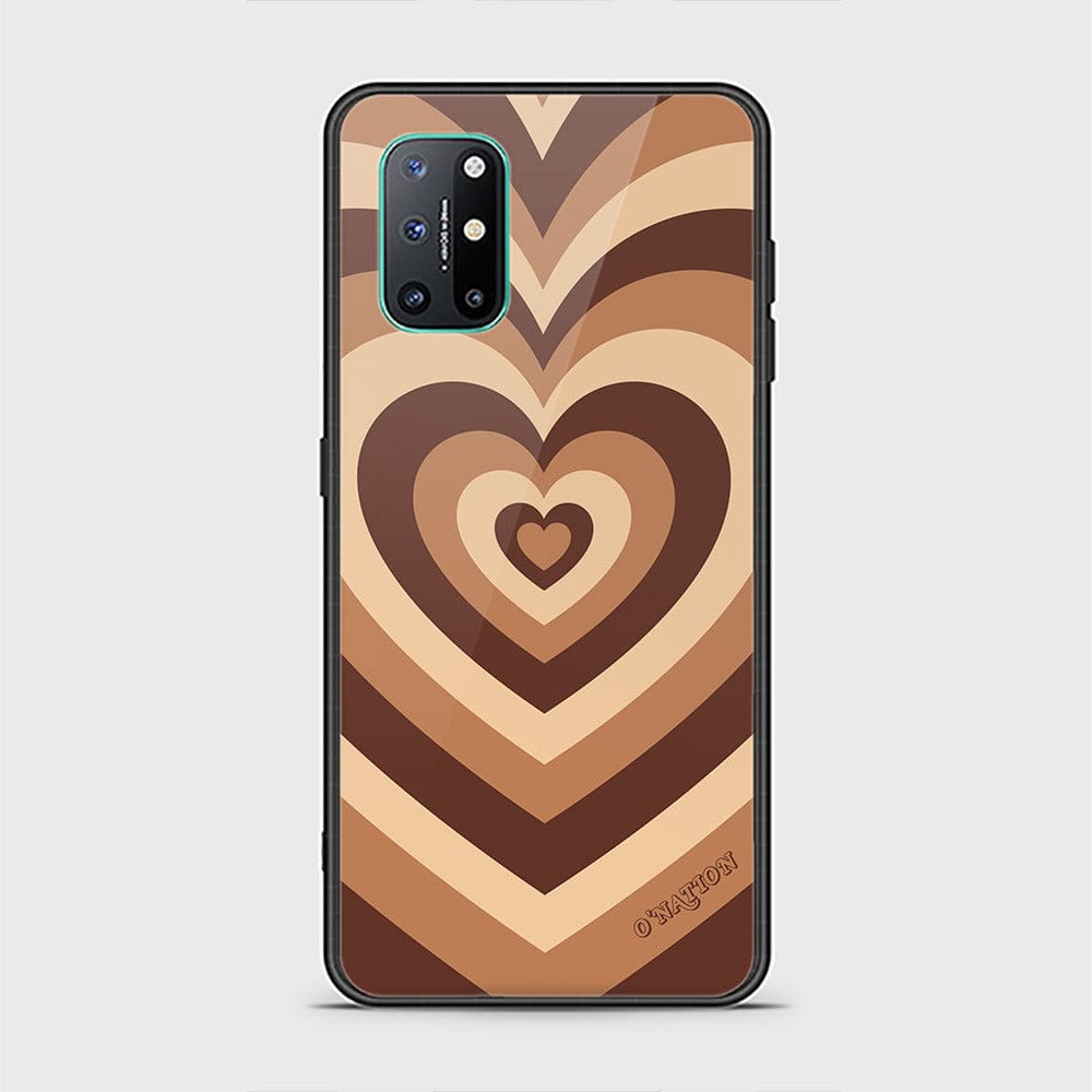 OnePlus 8T Cover - O'Nation Heartbeat Series - HQ Ultra Shine Premium Infinity Glass Soft Silicon Borders Case