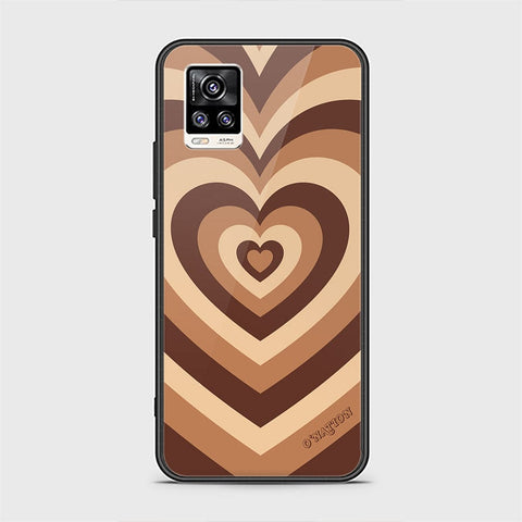 Vivo V20 Cover - O'Nation Heartbeat Series - HQ Ultra Shine Premium Infinity Glass Soft Silicon Borders Case