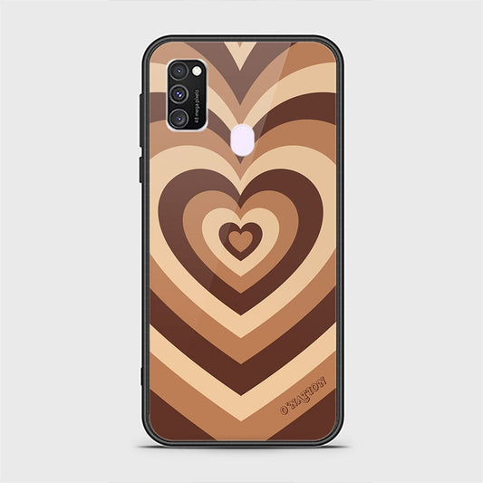 Samsung Galaxy M30s Cover - O'Nation Heartbeat Series - HQ Ultra Shine Premium Infinity Glass Soft Silicon Borders Case