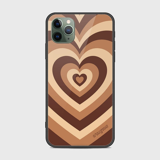 iPhone 11 Pro Cover - O'Nation Heartbeat Series - HQ Ultra Shine Premium Infinity Glass Soft Silicon Borders Case