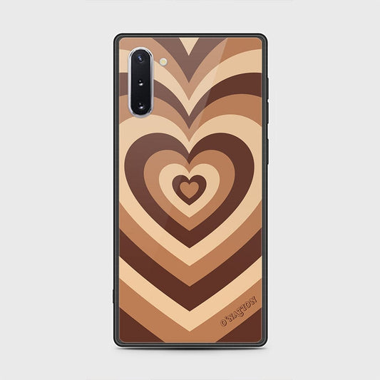 Samsung Galaxy Note 10 Cover - O'Nation Heartbeat Series - HQ Ultra Shine Premium Infinity Glass Soft Silicon Borders Case (Fast Delivery) (H)