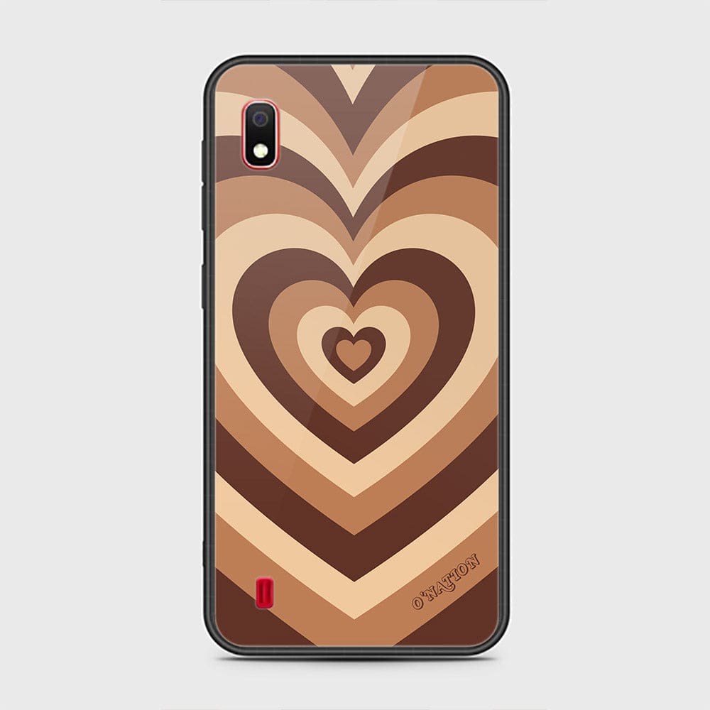 Samsung Galaxy A10 Cover - O'Nation Heartbeat Series - HQ Ultra Shine Premium Infinity Glass Soft Silicon Borders Case