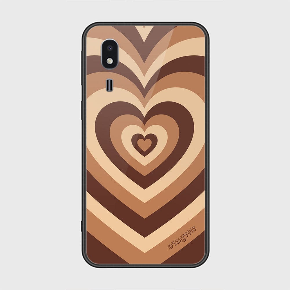 Samsung Galaxy A2 Core Cover - O'Nation Heartbeat Series - HQ Ultra Shine Premium Infinity Glass Soft Silicon Borders Case