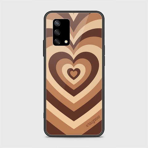 Oppo A95 4G Cover - O'Nation Heartbeat Series - HQ Ultra Shine Premium Infinity Glass Soft Silicon Borders Case