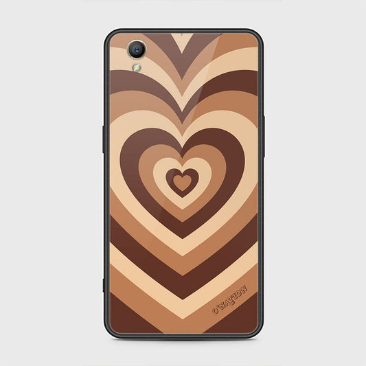 Oppo A37 Cover - O'Nation Heartbeat Series - HQ Ultra Shine Premium Infinity Glass Soft Silicon Borders Case