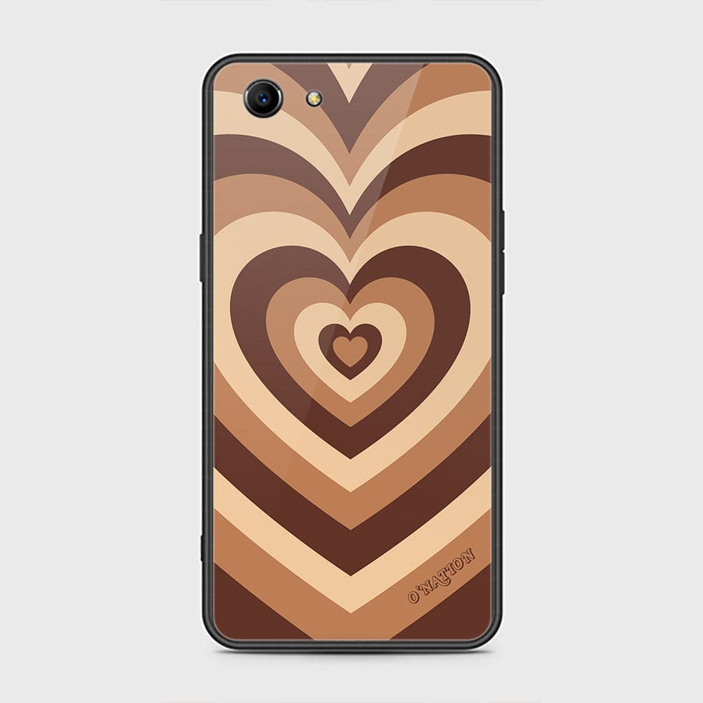 Oppo A83 Cover - O'Nation Heartbeat Series - HQ Ultra Shine Premium Infinity Glass Soft Silicon Borders Case