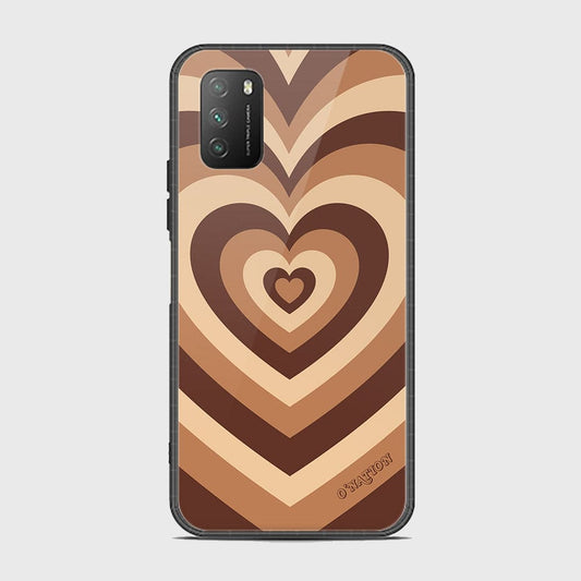 Xiaomi Poco M3 Cover - O'Nation Heartbeat Series - HQ Ultra Shine Premium Infinity Glass Soft Silicon Borders Case