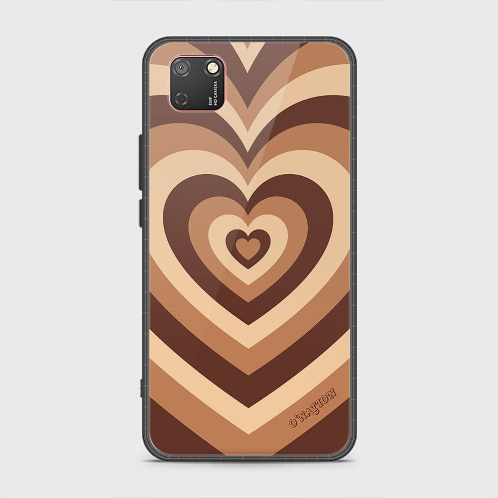 Huawei Y7p Cover - O'Nation Heartbeat Series - HQ Ultra Shine Premium Infinity Glass Soft Silicon Borders Case