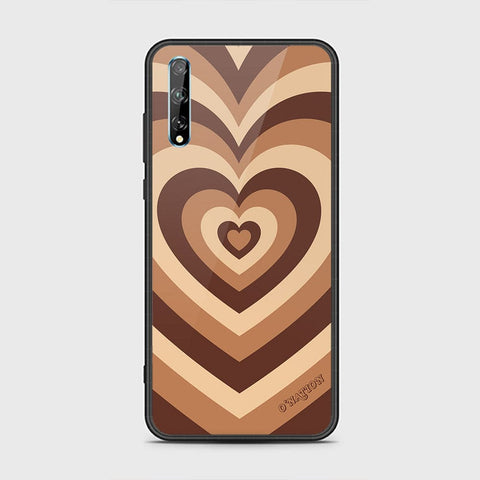 Huawei Y8p Cover - O'Nation Heartbeat Series - HQ Ultra Shine Premium Infinity Glass Soft Silicon Borders Case