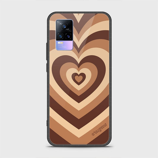 Vivo V21e Cover - O'Nation Heartbeat Series - HQ Ultra Shine Premium Infinity Glass Soft Silicon Borders Case