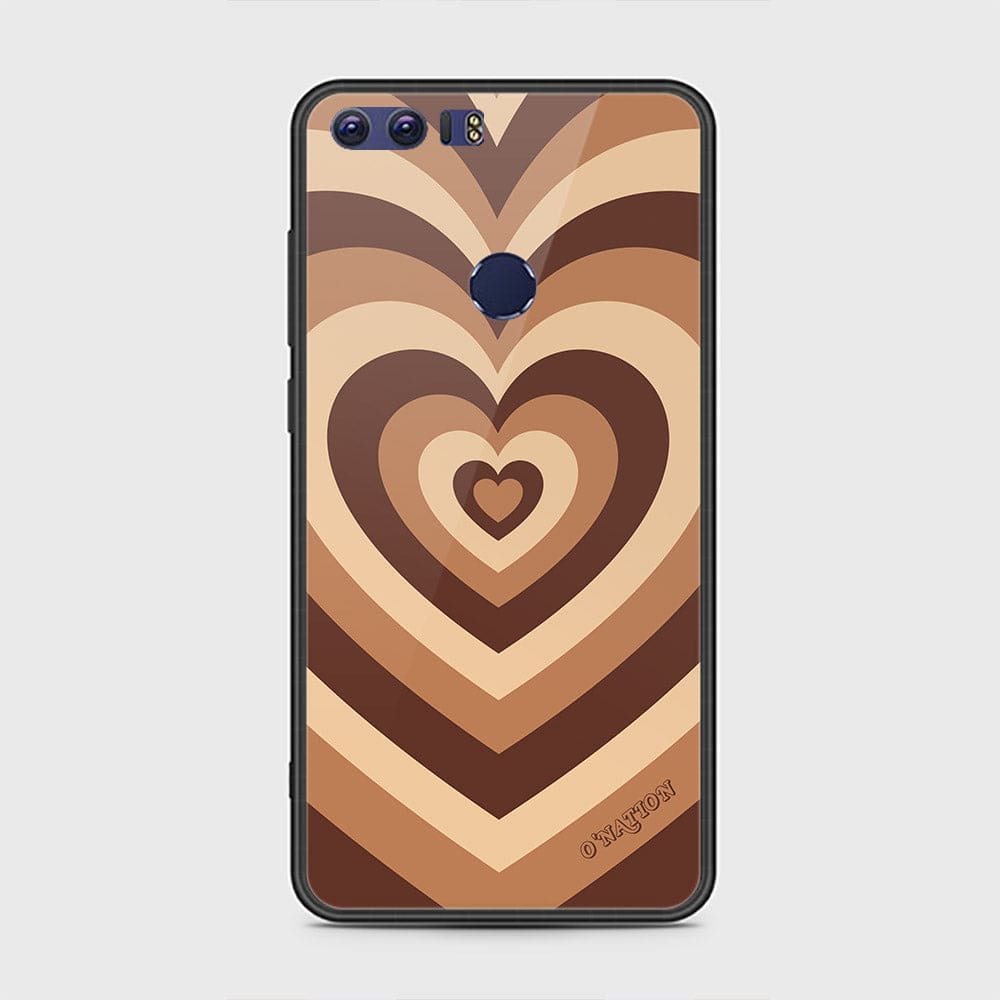Huawei Honor 8 Cover - O'Nation Heartbeat Series - HQ Ultra Shine Premium Infinity Glass Soft Silicon Borders Case