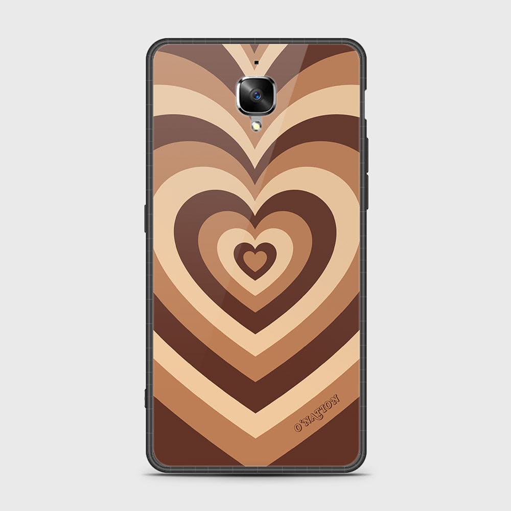 OnePlus 3 Cover - O'Nation Heartbeat Series - HQ Ultra Shine Premium Infinity Glass Soft Silicon Borders Case