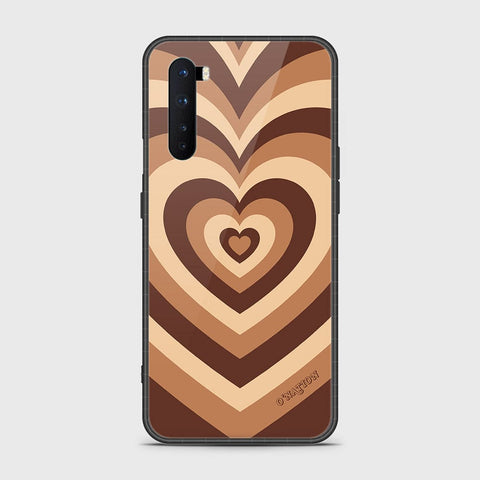 OnePlus Nord Cover - O'Nation Heartbeat Series - HQ Ultra Shine Premium Infinity Glass Soft Silicon Borders Case