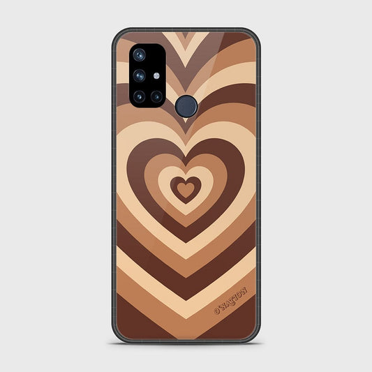 OnePlus Nord N10 5G Cover - O'Nation Heartbeat Series - HQ Ultra Shine Premium Infinity Glass Soft Silicon Borders Case