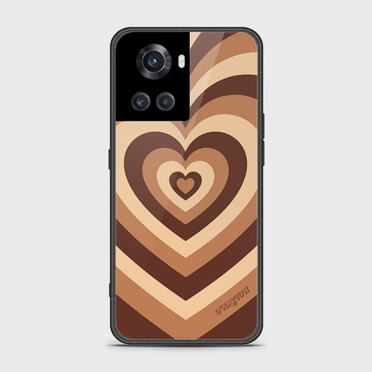 OnePlus Ace Cover - O'Nation Heartbeat Series - HQ Ultra Shine Premium Infinity Glass Soft Silicon Borders Case