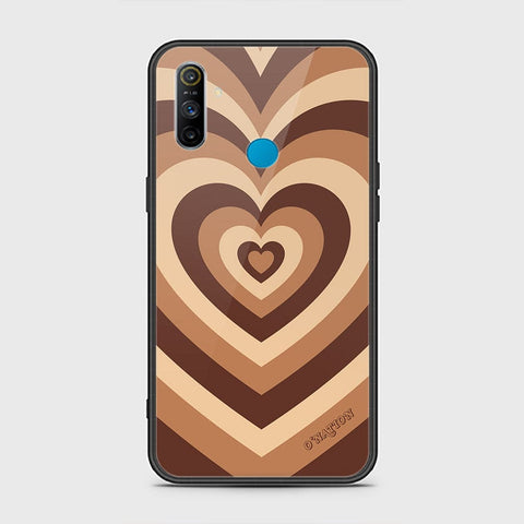 Realme 5i Cover - O'Nation Heartbeat Series - HQ Ultra Shine Premium Infinity Glass Soft Silicon Borders Case